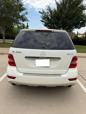 White 2011 Mercedes-Benz M-Class ML 350