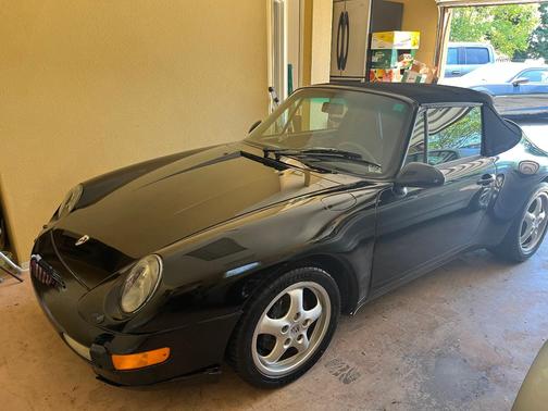 Black 1995 Porsche 911 911 Carrera Cabriolet