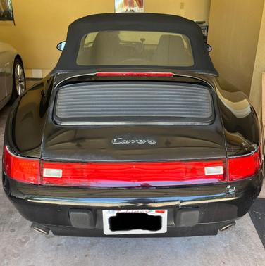Black 1995 Porsche 911 911 Carrera Cabriolet