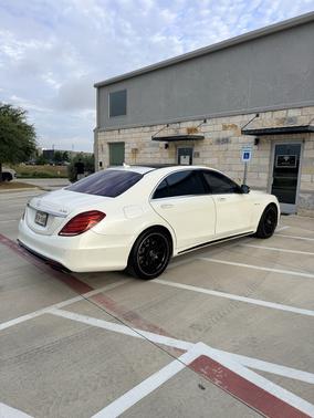 White 2017 Mercedes-Benz AMG S 63 4MATIC
