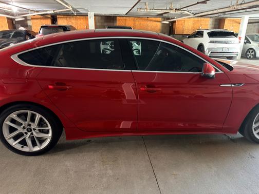 Red 2024 Audi A5 Sportback 45 S Line Premium Plus