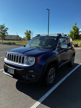 Blue 2016 Jeep Renegade Limited