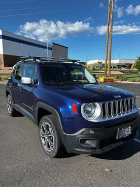 Blue 2016 Jeep Renegade Limited