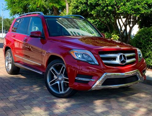Red 2013 Mercedes-Benz GLK-Class GLK 350 4MATIC