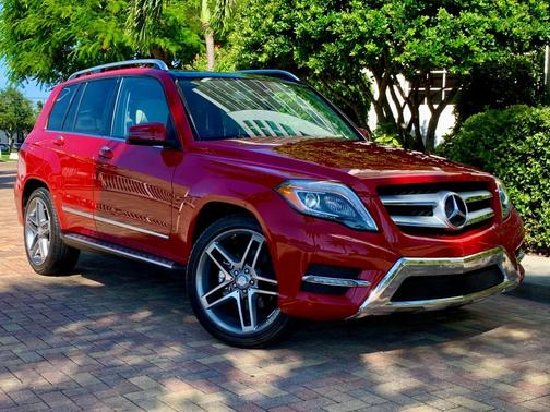 Red 2013 Mercedes-Benz GLK-Class GLK 350 4MATIC
