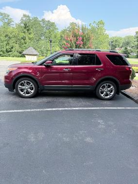 Red 2014 Ford Explorer Limited