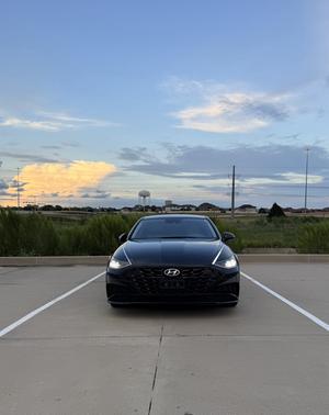 Black 2023 Hyundai SONATA SEL