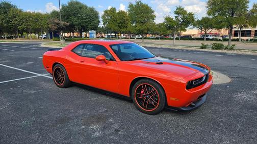 Orange 2009 Dodge Challenger SRT8