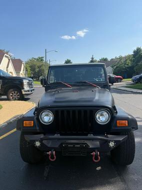 Black 2003 Jeep Wrangler X
