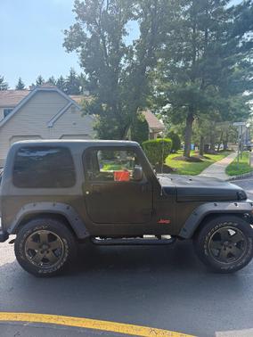 Black 2003 Jeep Wrangler X