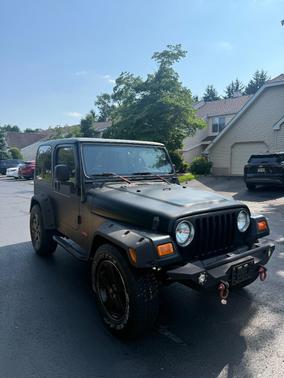 Black 2003 Jeep Wrangler X