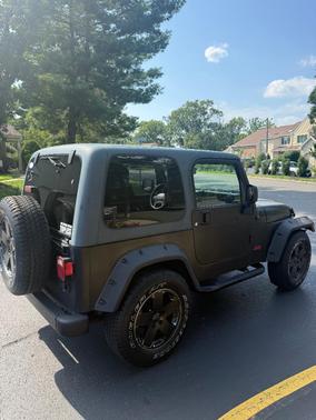 Black 2003 Jeep Wrangler X