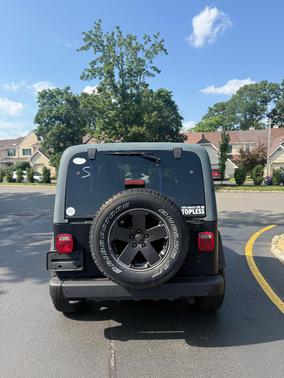 Black 2003 Jeep Wrangler X