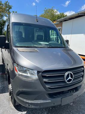 Gray 2021 Mercedes-Benz Sprinter 4500 High Roof