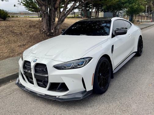 White 2021 BMW M4 Competition