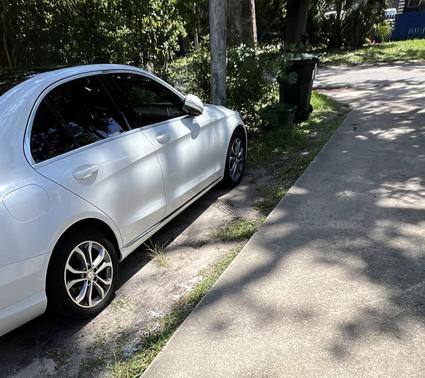 White 2015 Mercedes-Benz C-Class C 300 Luxury
