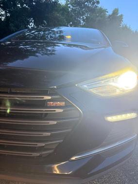 Black 2018 Hyundai ELANTRA Sport