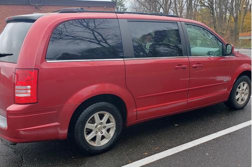 Red 2008 Chrysler Town & Country Touring