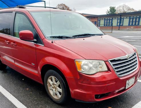 Red 2008 Chrysler Town & Country Touring