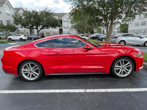 Red 2016 Ford Mustang EcoBoost