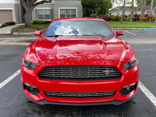 Red 2016 Ford Mustang EcoBoost