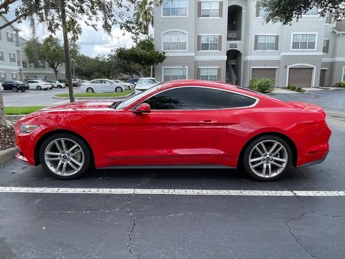 Red 2016 Ford Mustang EcoBoost