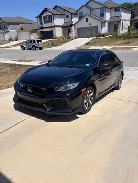 Black 2018 Honda Civic LX