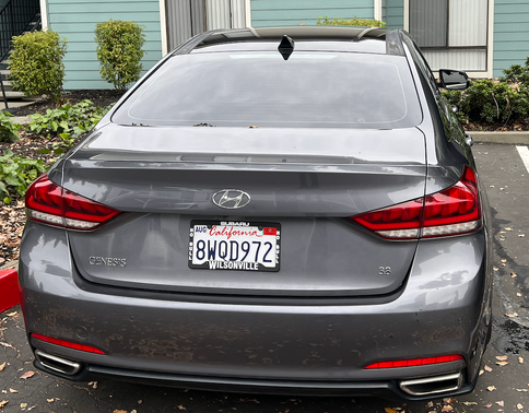 Gray 2016 Hyundai Genesis 3.8
