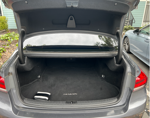 Gray 2016 Hyundai Genesis 3.8