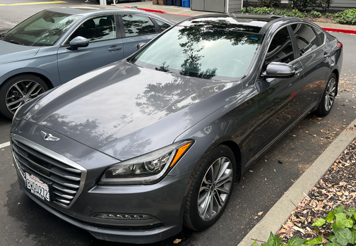 Gray 2016 Hyundai Genesis 3.8