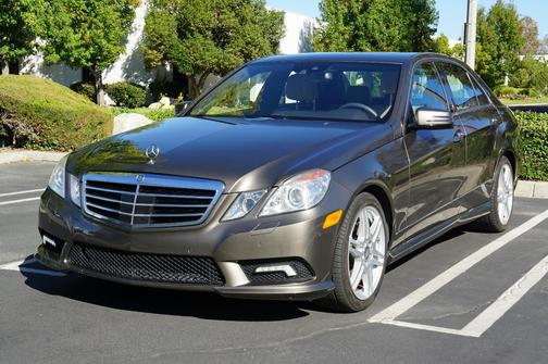 Gray 2010 Mercedes-Benz E-Class E 550