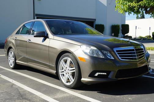 Gray 2010 Mercedes-Benz E-Class E 550