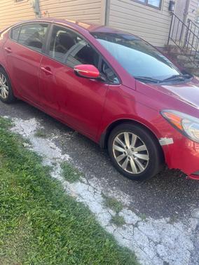 Red 2014 Kia Forte LX