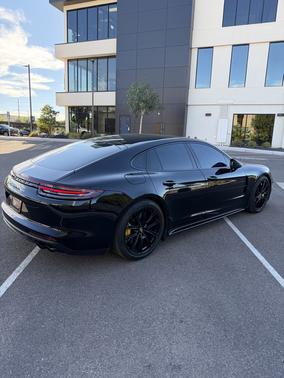 Black 2018 Porsche Panamera Panamera Turbo