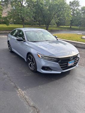 Gray 2022 Honda Accord Hybrid Sport