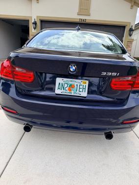Blue 2013 BMW 335 i