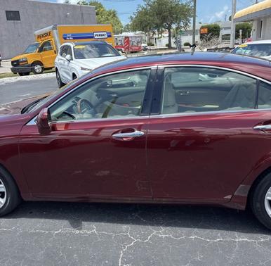 Red 2007 Lexus ES 350 Base