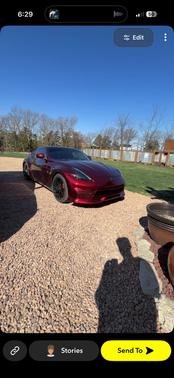 Red 2014 Nissan 370Z Touring