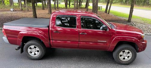 Red 2008 Toyota Tacoma Double Cab