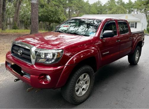 Red 2008 Toyota Tacoma Double Cab
