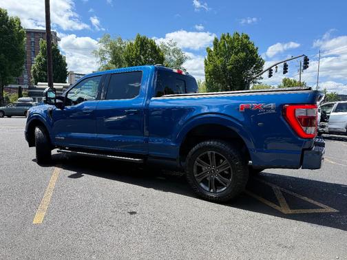 Blue 2022 Ford F-150 Lariat