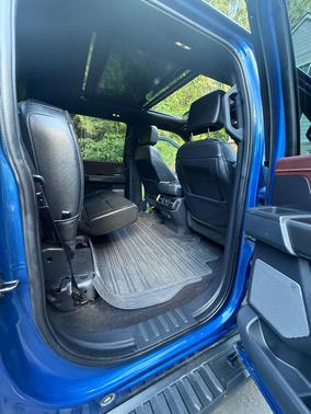 Blue 2022 Ford F-150 Lariat
