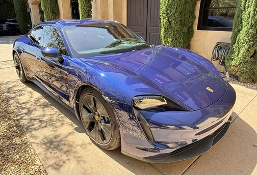 Blue 2022 Porsche Taycan Taycan