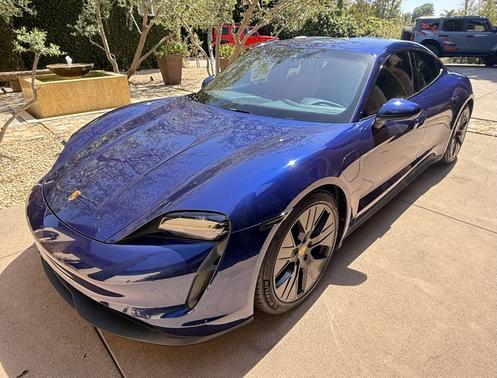 Blue 2022 Porsche Taycan Taycan