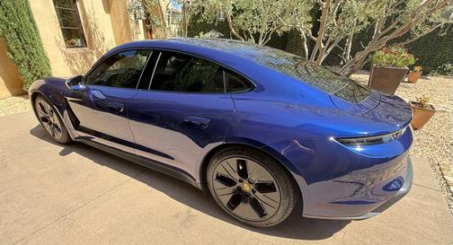 Blue 2022 Porsche Taycan Taycan