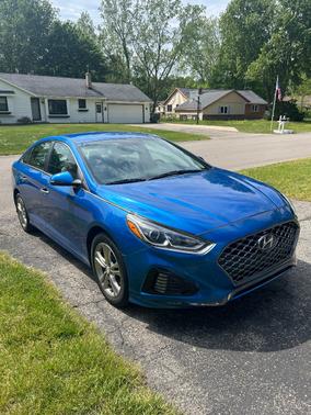 Blue 2019 Hyundai SONATA SEL
