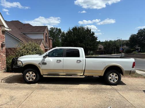 White 2013 RAM 3500 Laramie Longhorn Edition