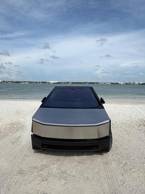 Silver 2026 Tesla Cybertruck Dual Motor