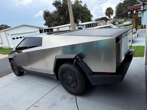 Silver 2026 Tesla Cybertruck Dual Motor