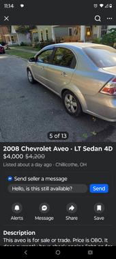2008 Chevrolet Aveo LT